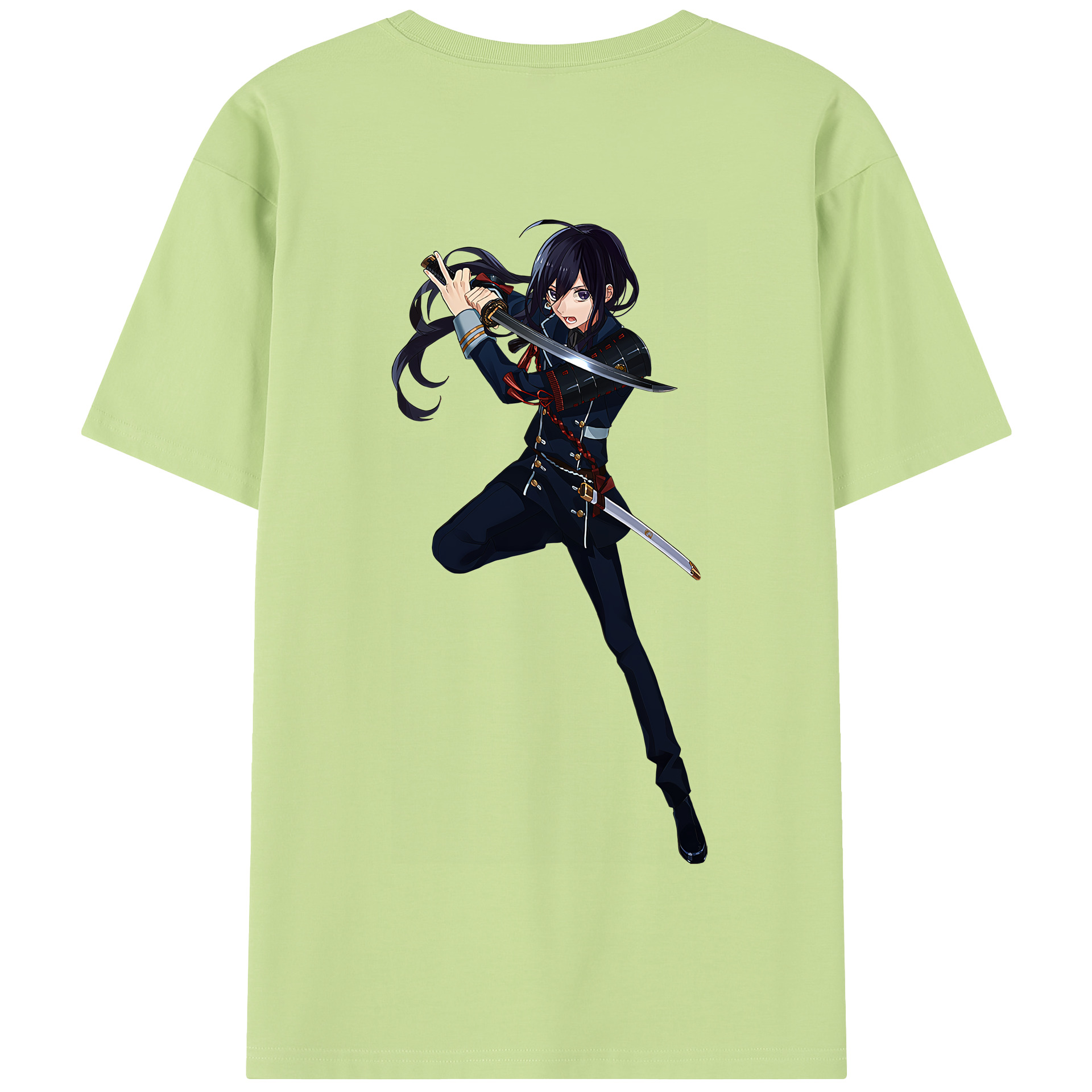 （画像用） 刀剣乱舞 Touken Ranbu 綿100％半袖Tシャツ（背面プリント）